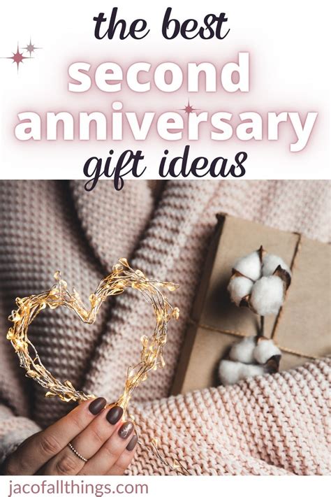 second wedding anniversary gift ideas